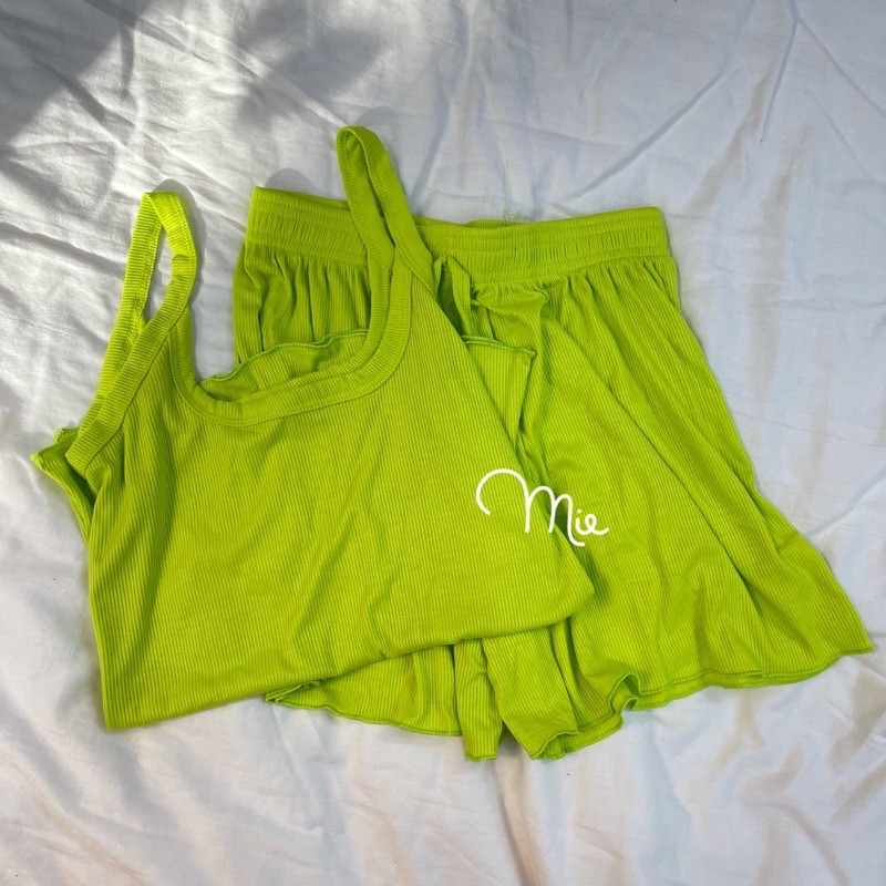 BỘ NGỦ HAI DÂY NỮ COTTON MIE LOVE