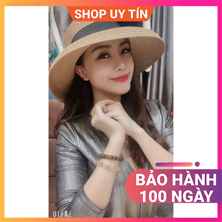 Mũ Đi Biển - Nón Cói Rộng Vành Vintage Cao Cấp Nữ Đẹp
