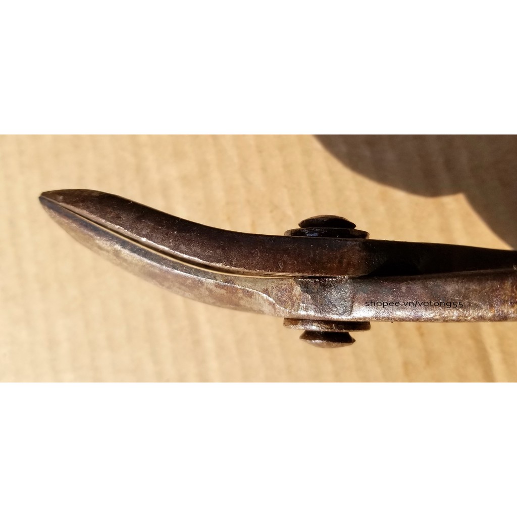 Kéo cắt tôn mũi cong dài 27cm hàng bãi Nhật