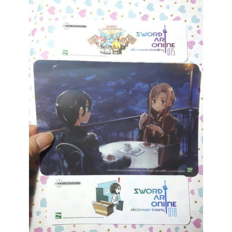 bán lẻ bookmark pvc sword art online