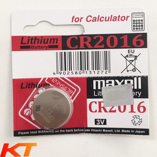 Pin CR2016 3V MAXELL Made in japan ( chính hãng).