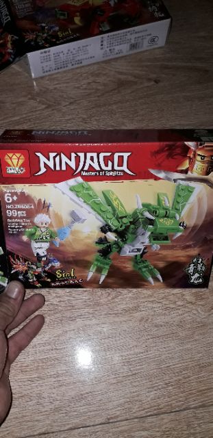 Lắp Ráp 1 hộp LegoNinja Rồng các loại có từ 95 chi tiết ZB608