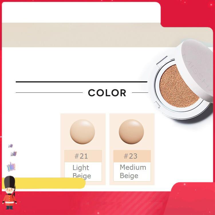 [FreeShipm] [NEW 2018] Phấn Nước Che Phủ Tốt, Lâu Trôi Missha Magic Cushion Cover Lasting SPF50+ PA+++