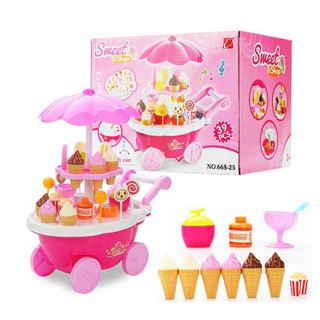 Xe làm kem đồ chơi cho bé