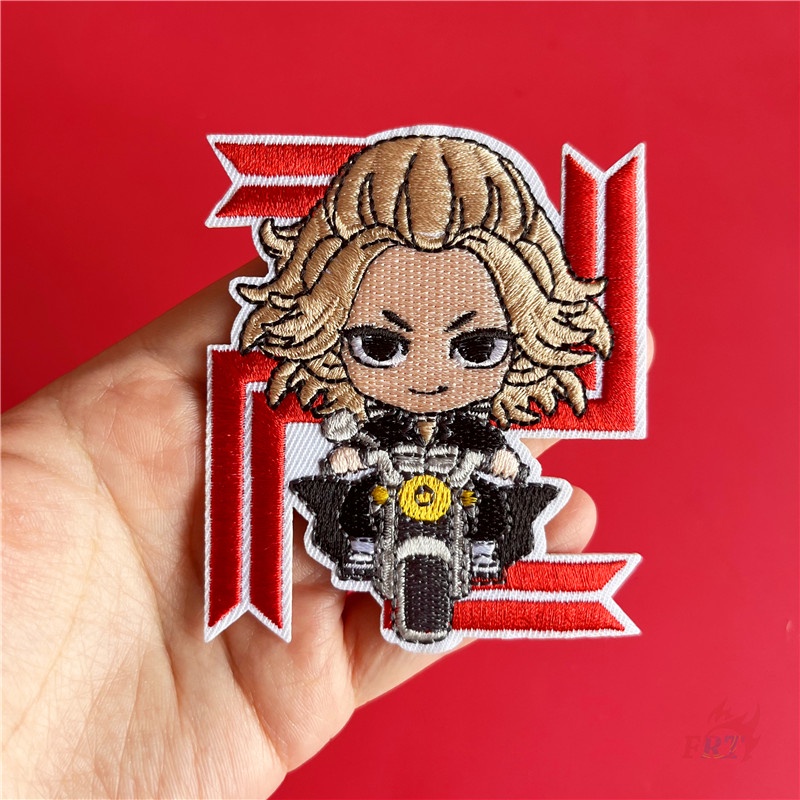 ☸ Mikey - Miếng Vá Sắt Revengers Tokyo ☸ 1 Sticker Ủi Thêu Hình Anime