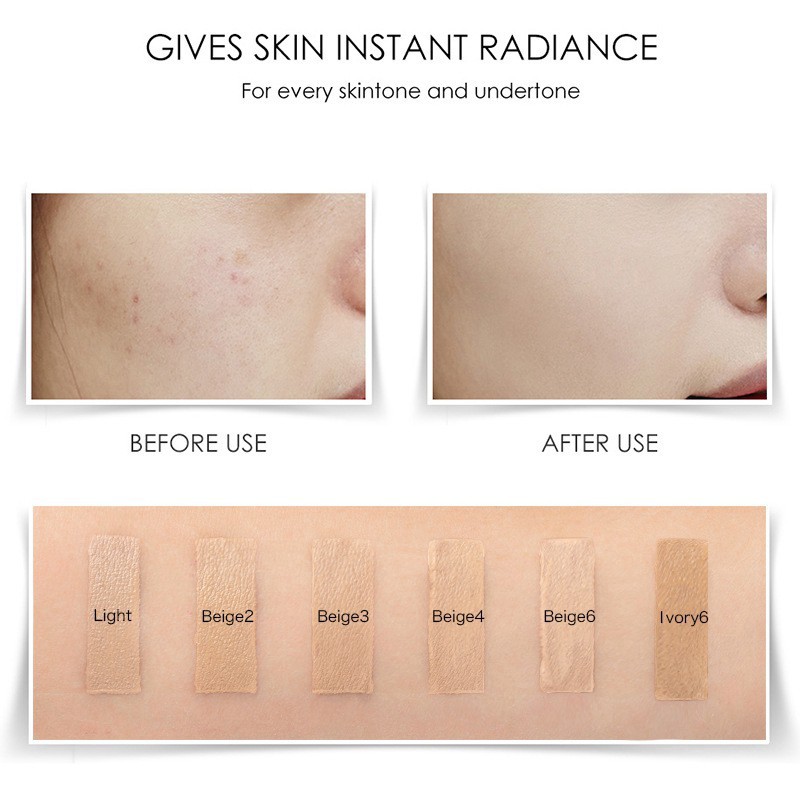 Kem che khuyết điểm MISS ROSE dạng lỏng chống nước lâu trôi tạo đường viền dành cho nữ | BigBuy360 - bigbuy360.vn