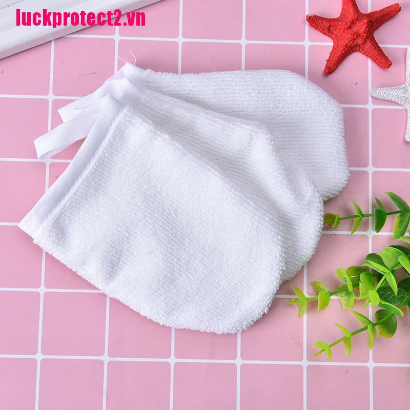 H&L reusable microfiber facial cloth face towel makeup remover cleansing glove tools