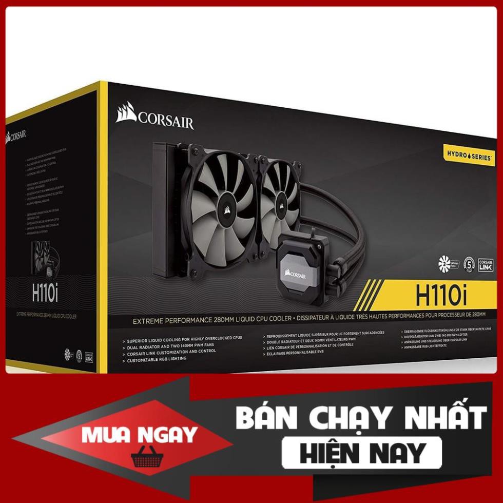 Tản nhiệt CPU Corsair Hydro Series H115i 280mm Extreme Performance - Hàng chính hãng