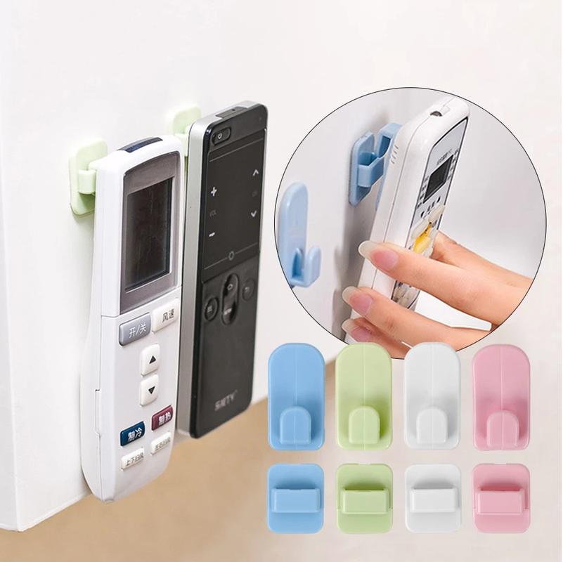 Set 2 Móc Treo Điều Khiển Từ Xa Dán Tường Tiện Lợi