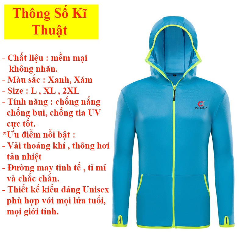 Áo Câu Cá Chống Nắng Thông Hơi Kháng Tia UV cực tốt PK-40