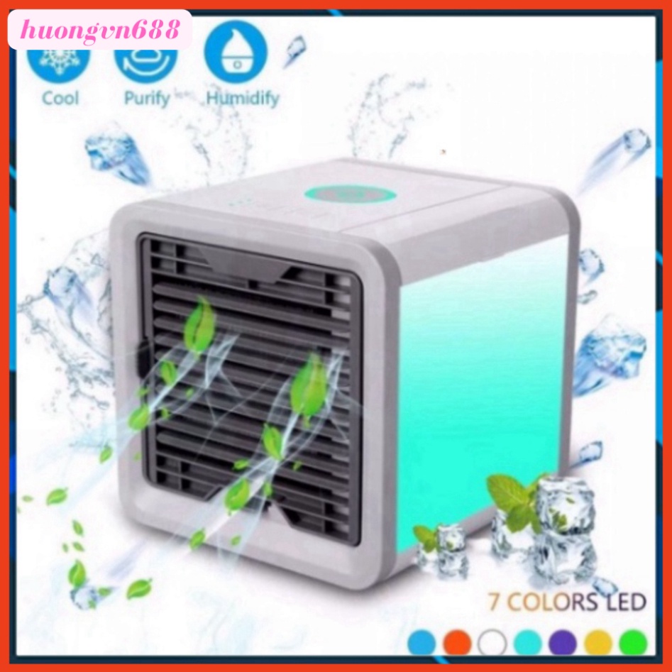 Quạt  Điều Hòa Hơi Nước Mini - Quạt Điều Hòa Mini Có Khay Chứa Đá Hơi Nước Lạnh