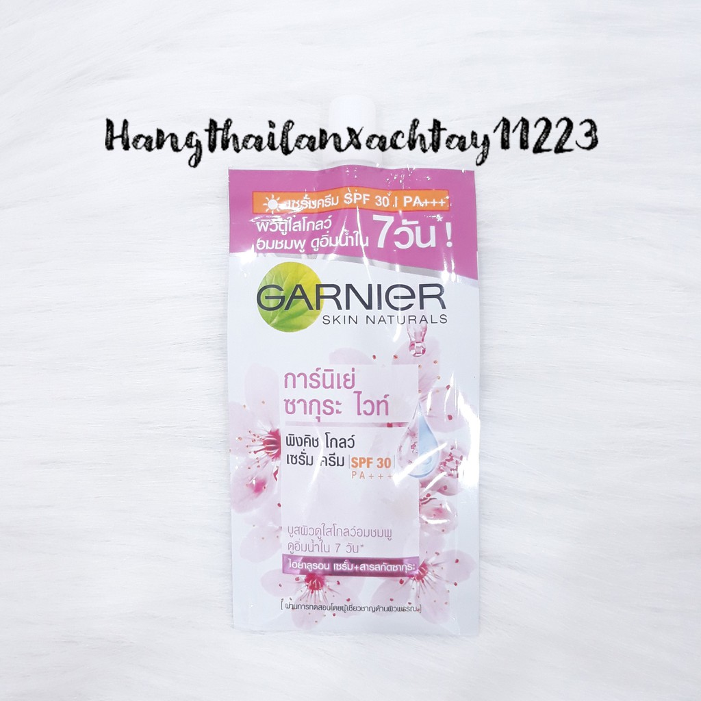 (1 gói) Kem Dưỡng Trắng Da Chống Nắng Garnier Skin Naturals Thái Lan | BigBuy360 - bigbuy360.vn