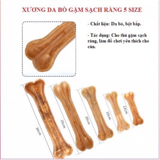 Xương da bò cho chó