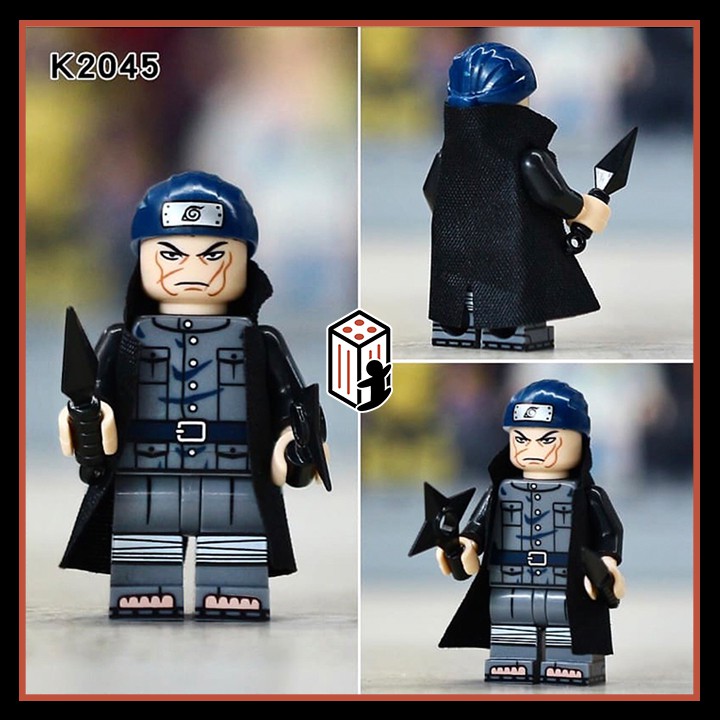 Lego Naruto Đồ Chơi Lắp Ráp Mô Hình Anime Minifigure Naruto Kurenai Choji Kushina Uzumaki Ibiki Morino KDL807