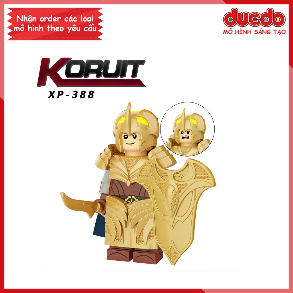 Minifigures nhân vật chiến binh phim Chúa Tể Những Chiếc Nhẫn - Đồ chơi Lắp ghép Xếp hình Mô hình Mini KORUIT KT1050
