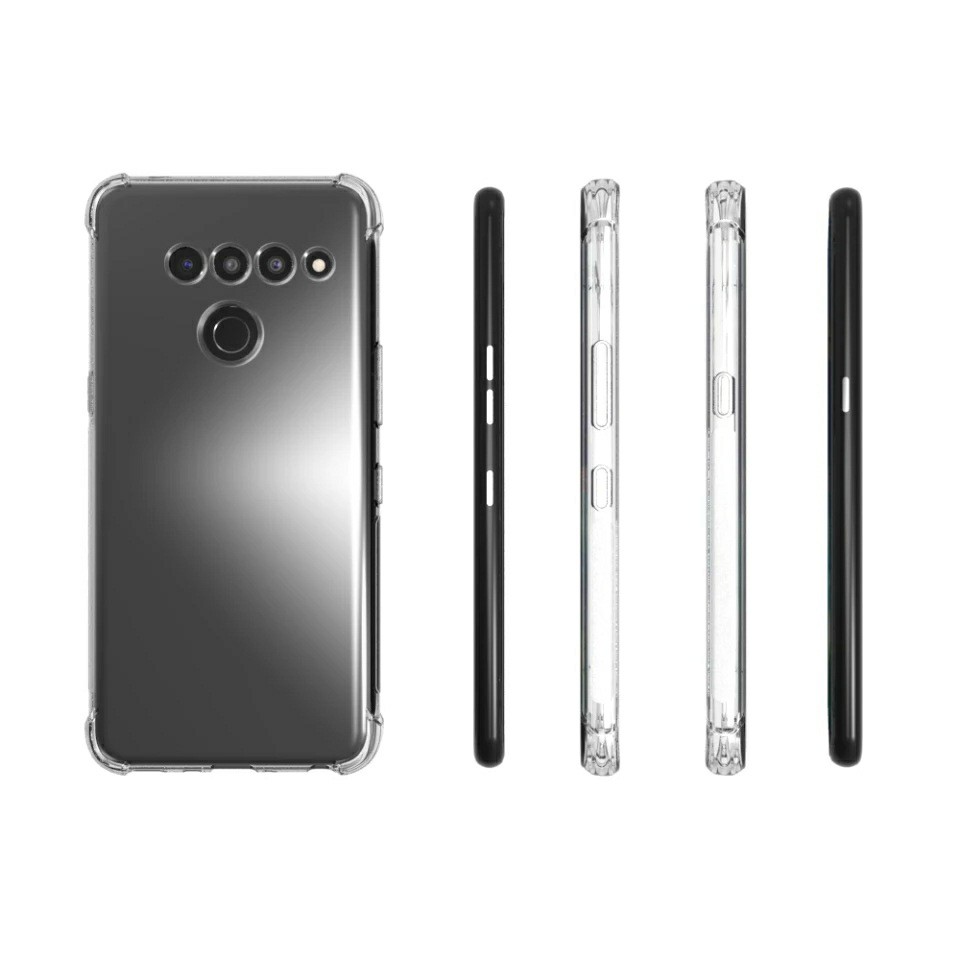 Ốp lưng LG V30 / LG V50 ThinQ  / LG V40 ThinQ / LG Velvet  / LG G8 / LG V60 dẻo trong lồi 4 góc chống sốc lâu ố vàng