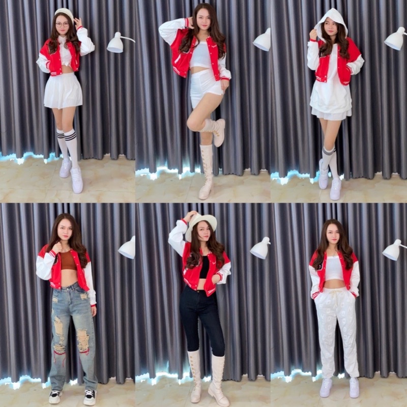 Áo khoác crop Nữ