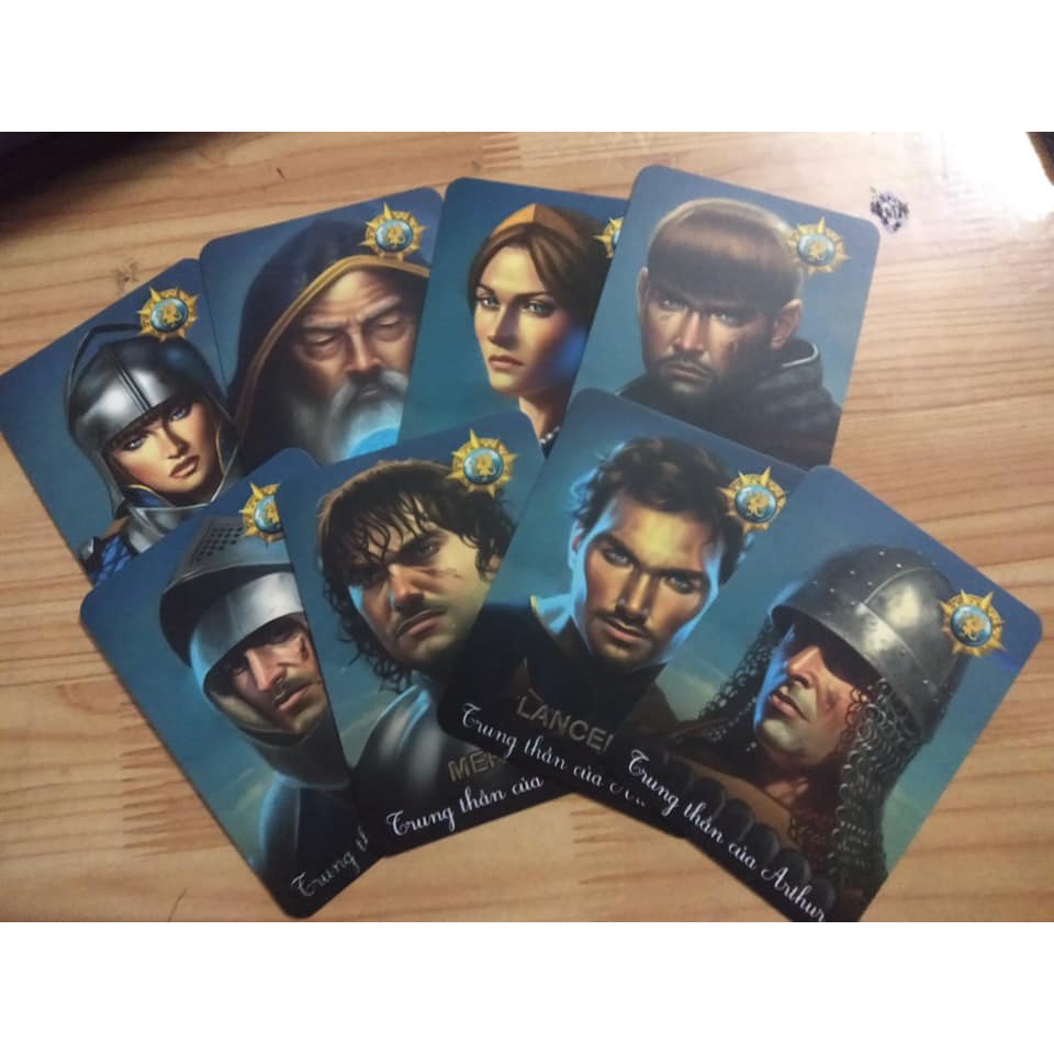 TRÒ CHƠI BOARD GAME AVALON VIỆT HÓA BẢN ĐẦY ĐỦ ( LADY OF THE LAKE + EXCALIBUR + LANCELOT )