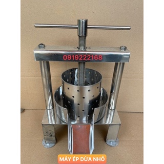 Máy ép nước cốt dừa, tóp mỡ đa năng cỡ nhỏ inox 201 dày