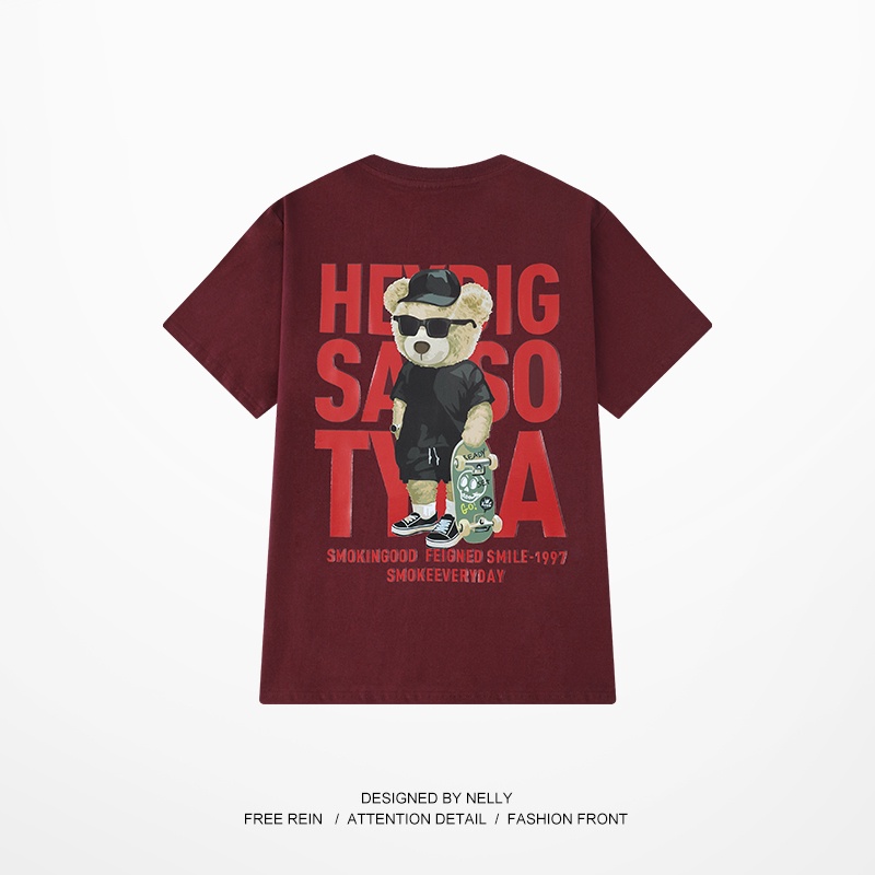 Áo thun Nelly ngắn tay in hình "Ô Tô" áo phông (NELLY)