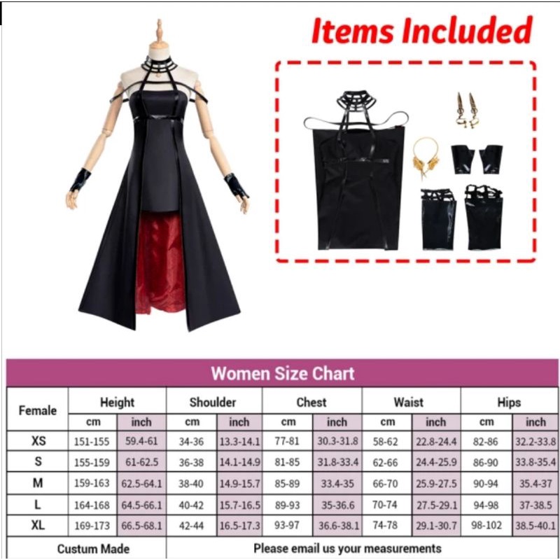 [O] Costume wig Yor - Spy x Family - Quần áo tóc giả hóa trang [Miu Cosplay] | BigBuy360 - bigbuy360.vn