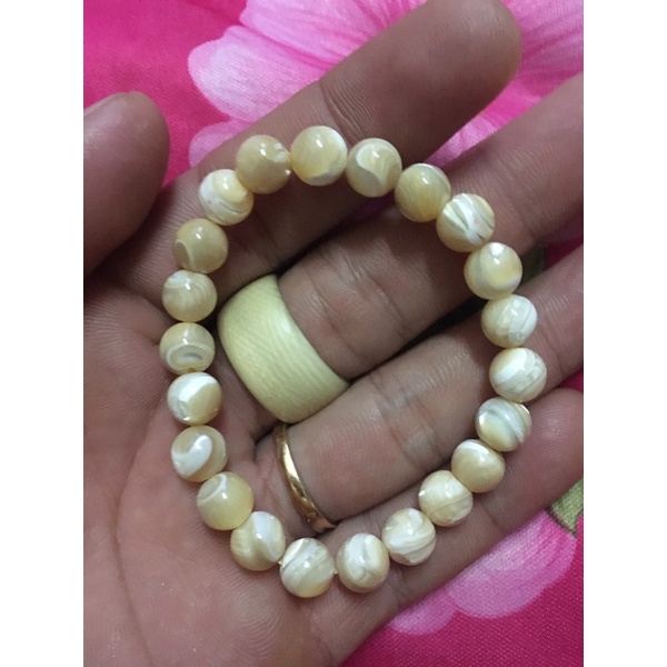 Vòng tay vỏ sò xà cừ 8ly