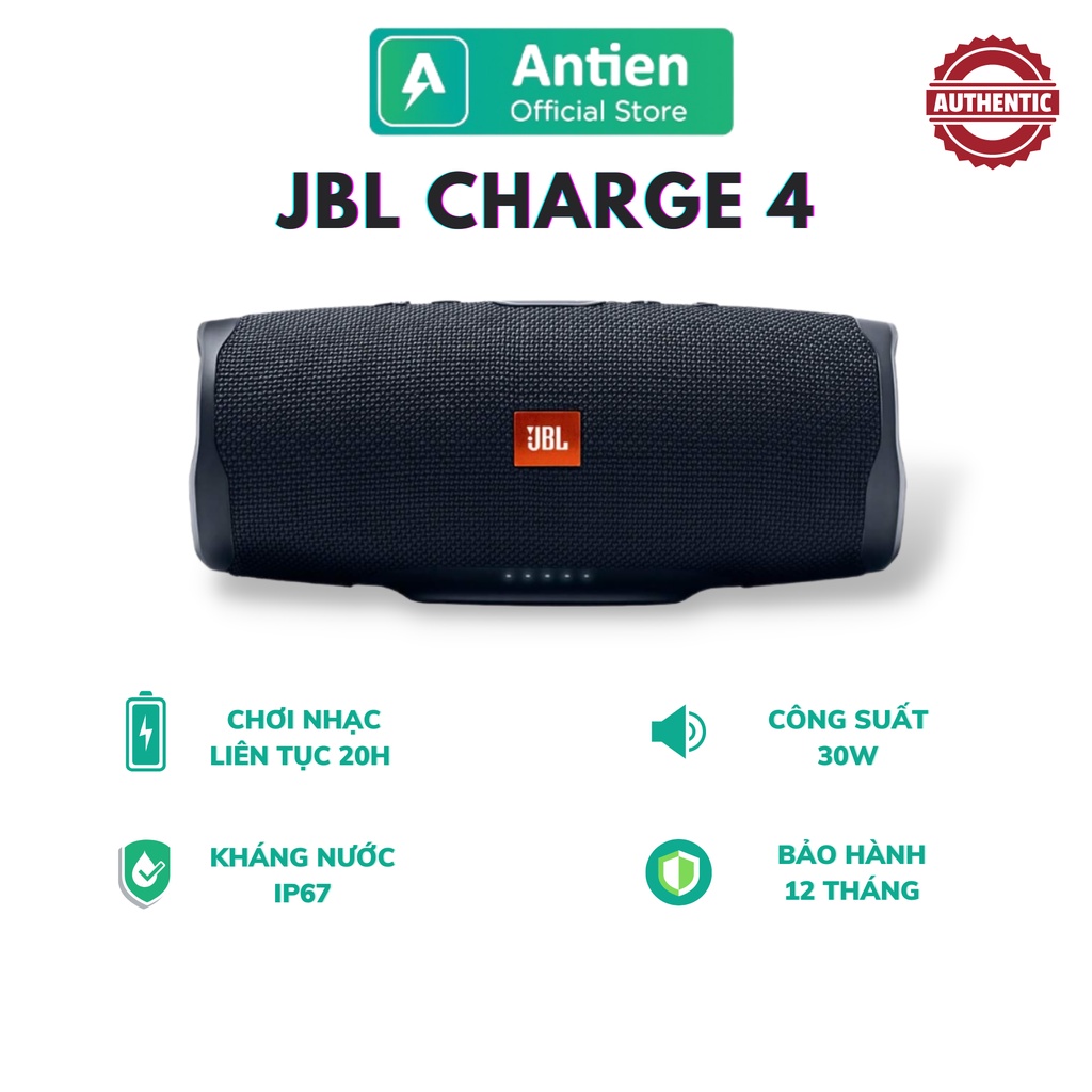 Loa không dây JBL Charge 4 | Loa bluetooth chống nước, bass căng