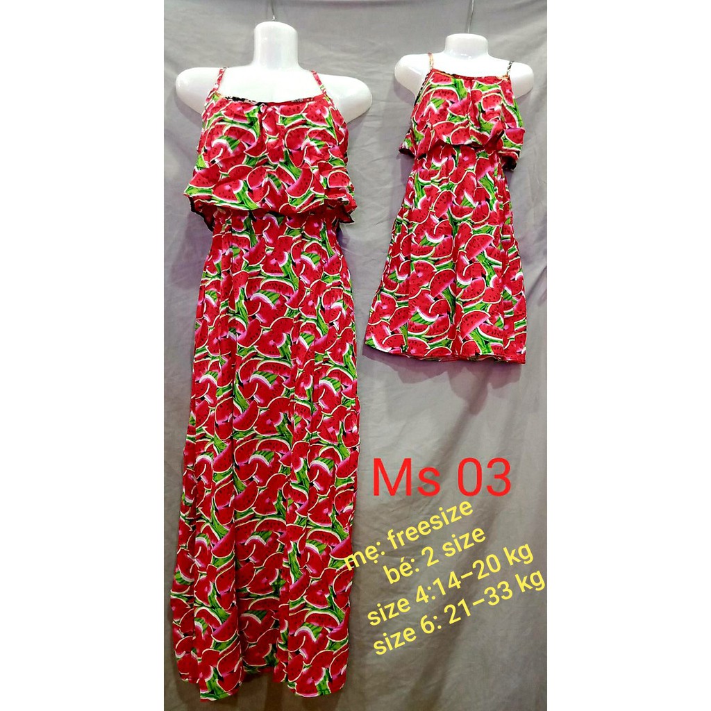 Set maxi mẹ và con gái [trên 20 màu] | BigBuy360 - bigbuy360.vn