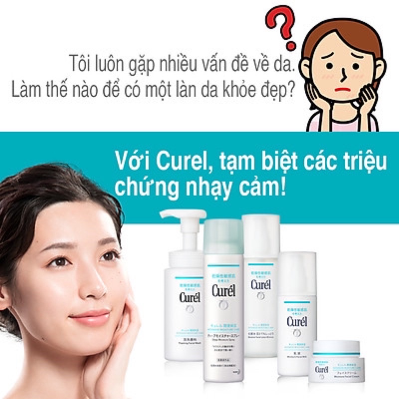 Lotion Dưỡng Da Cấp Ẩm Chuyên Sâu I Curel Intensive Moisture Care Lotion I Light (150ml)