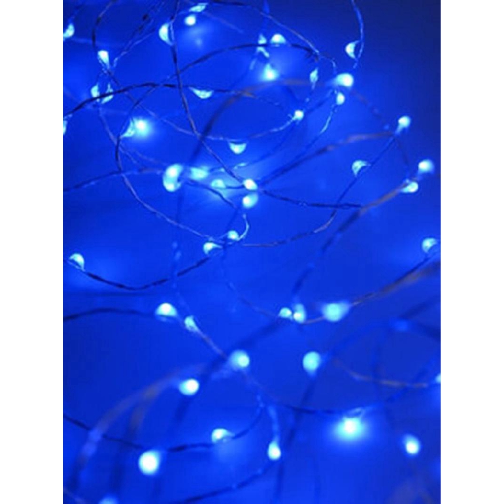 Dây 100 đèn LED dài 10m chạy bằng pin dùng trang trí giáng sinh tiệc cưới