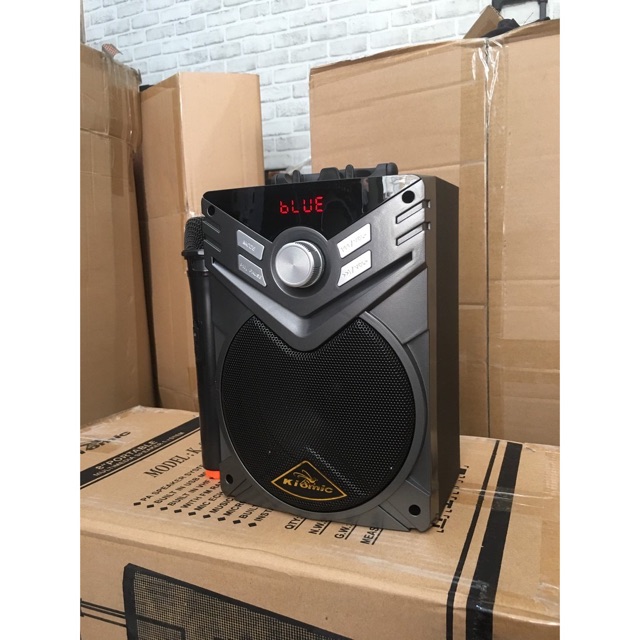 Loa Kéo Bluetooth K56 KIOMIC Tặng Micro Hát Karaoke Cực Hay-Bảo hành 3 tháng
