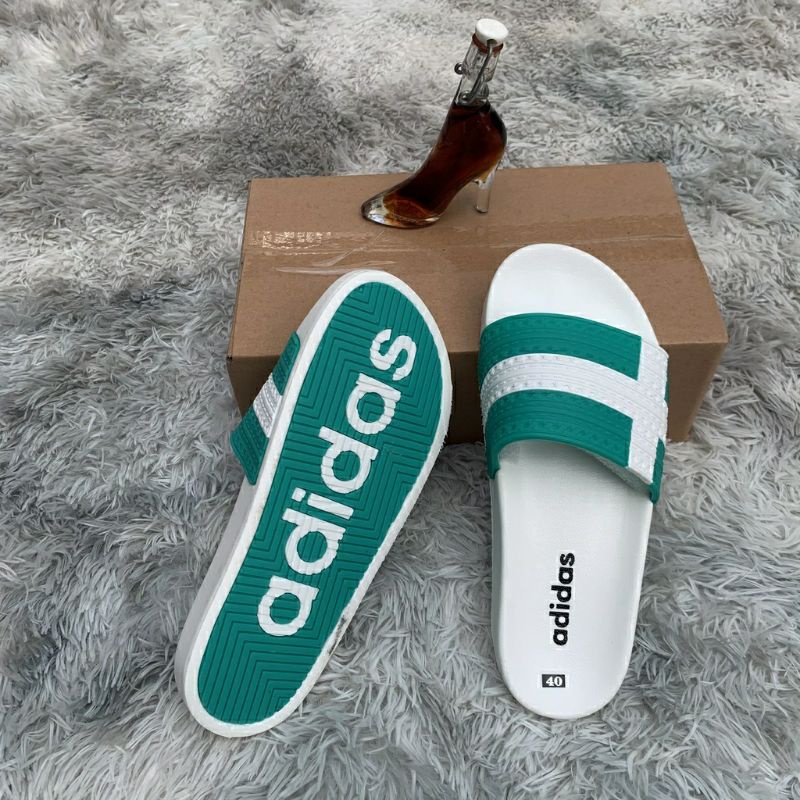 🔥HÀNG SIÊU CẤP🔥Dép nam 3 sọc, Dép nam nữ quai ngang unisex đế đúc chữ sang trọng