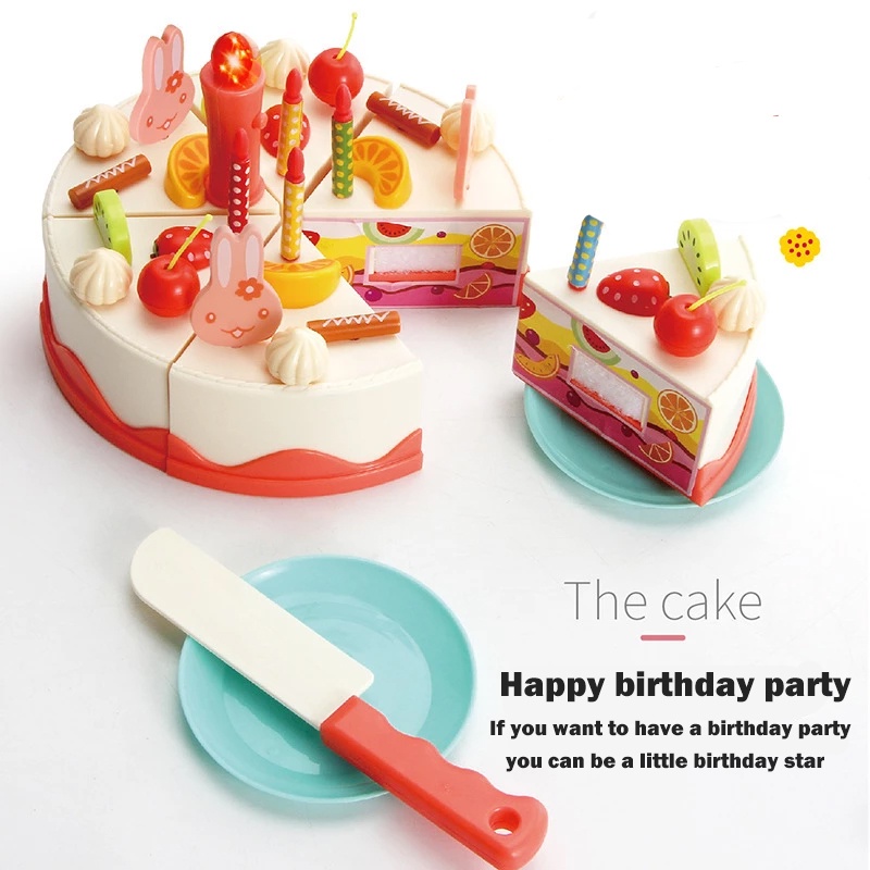 Đồ chơi trẻ em Mô Phỏng Bánh Kem Sinh Nhật Dễ Thương Dành Cho Bé