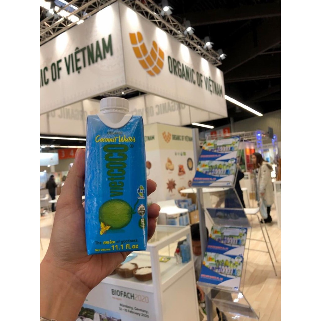 NƯỚC DỪA  -SỮA DỪA Organic Vietcoco 330ml