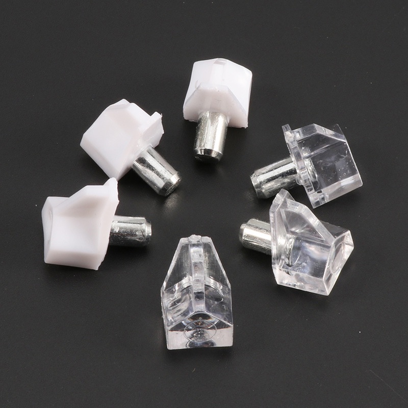 Set 20 đinh tán kèm giá đỡ bằng kim loại đa năng dễ lắp đặt cho kệ gỗ