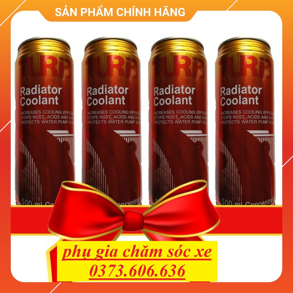 Mua Nước Làm Mát Động Cơ Màu Đỏ TURBO Radiator Coolant 500ml giá rẻ ...