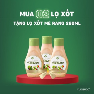 Nước sốt mè rang Yukibudo Hộp 260ml Thơm Ngon Hấp Dẫn - Chấm Rau Xanh, Rau Xanh, Củ Qủa Thịt Nướng