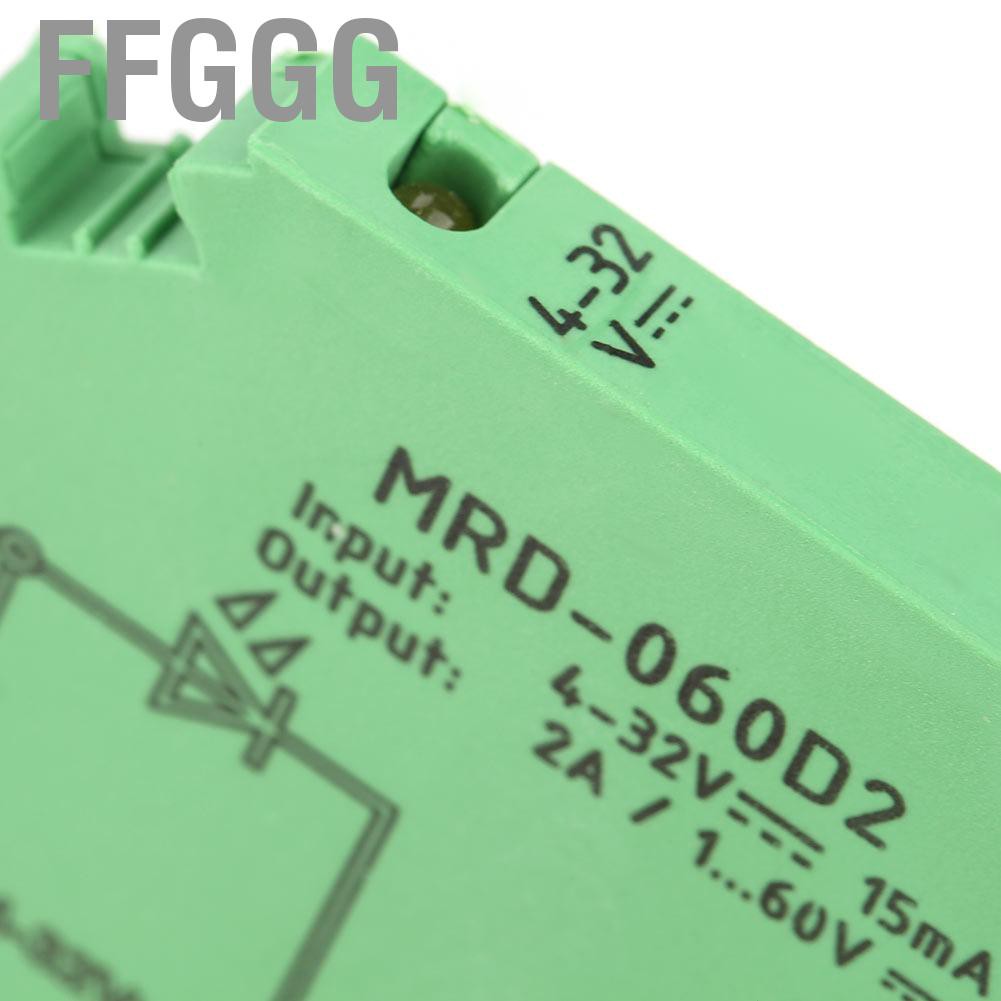 Ffggg Ultra-thin Relay  6.2mm Wear-Resistance Impact Resistance Solid State Module Durable Stable for Screw Connection Input 4-32VDC NO