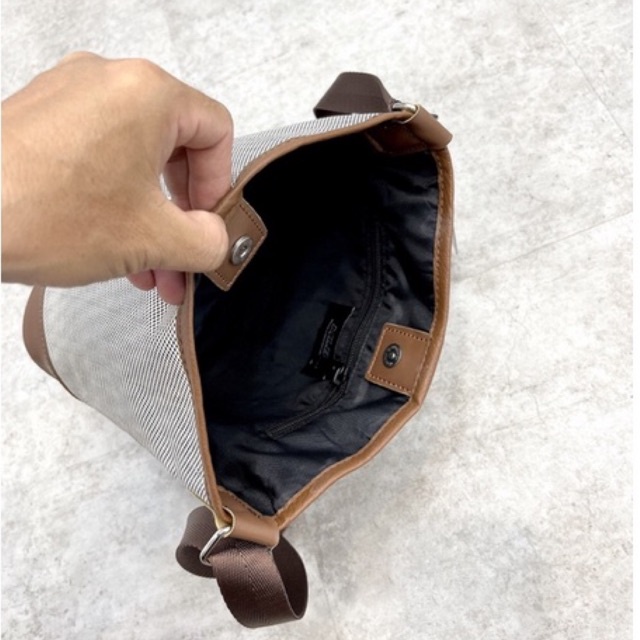 Túi Đeo Chéo MLB Basic Big Logo Canvas Small Tote Bag Siêu Phẩm