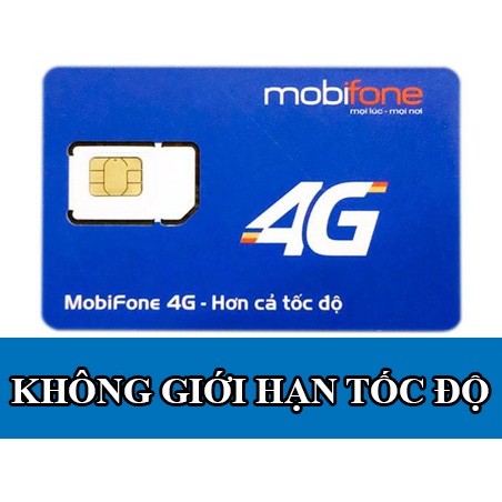 Sim 4G Mobifone 12FD50 5GB/Ngày 120GB/tháng - Trọn Gói 12 tháng Không Cần Nạp Tiền