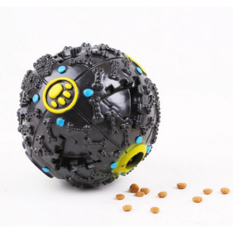 [ Có tiếng kêu]Bóng đồ chơi cho chó nhỏ gặm đựng thức ăn phòng ngừa cắn sủa giảm stress, thư giãn