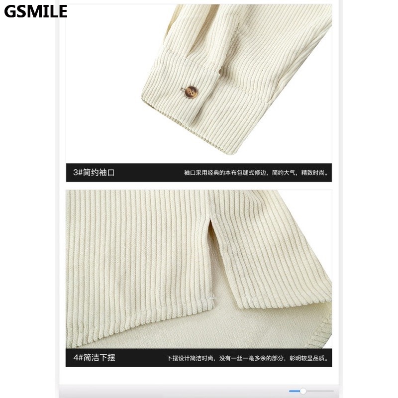 Áo Sơ Mi Dài Tay Phối Màu Gsmile Dáng Unisex Form Rộng Heybigall  Unisex