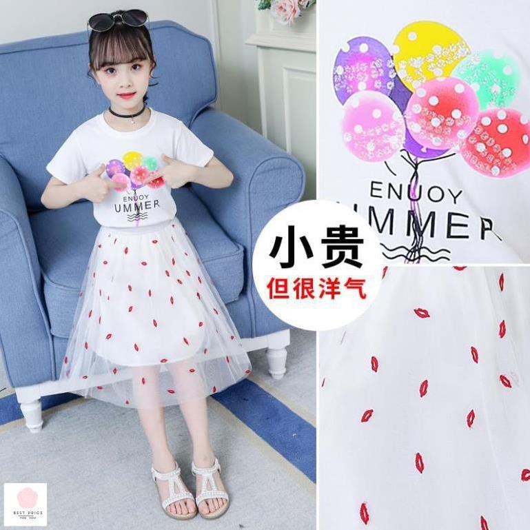 Đầm be gái 7 tuổi (3 - 12 tuổi)☑️ đầm thun cho be gái☑️ mẫu đầm trẻ em đẹp☑️ váy mùa hè cho bé gái lớn 25-30-35-40kg
