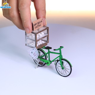 Mô hình gỗ tự lắp ráp DIY -Thế Giới Tí Hon - Hang Rong- XE BÁNH BAO CHỈ - HR16