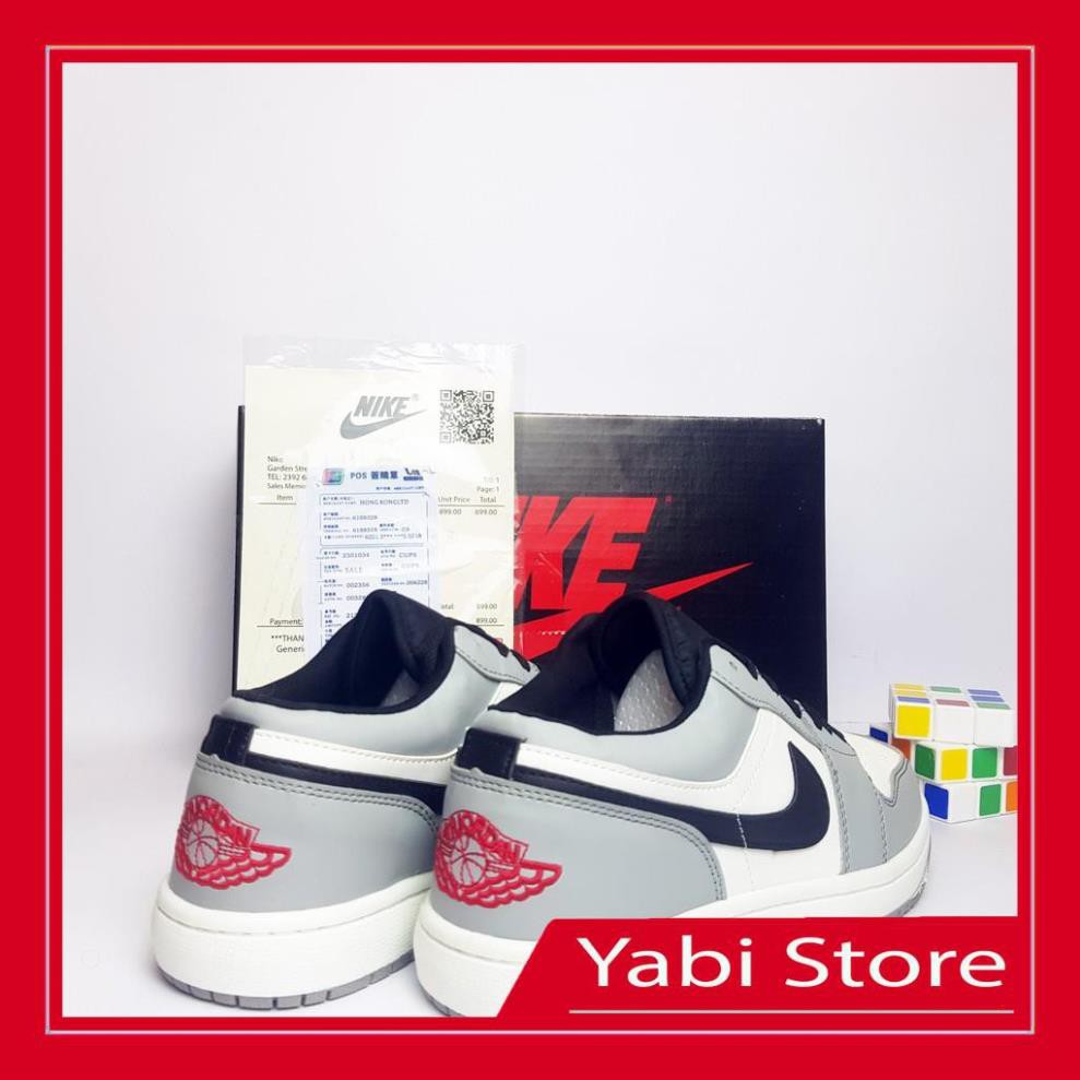 🔥FREE SHIP-HÀNG QUẢNG CHÂU 🔥Giày thể thao sneaker🔥Air Jordan 1 Low JD LIGHT SMOKE GREY full box - Yabi Store