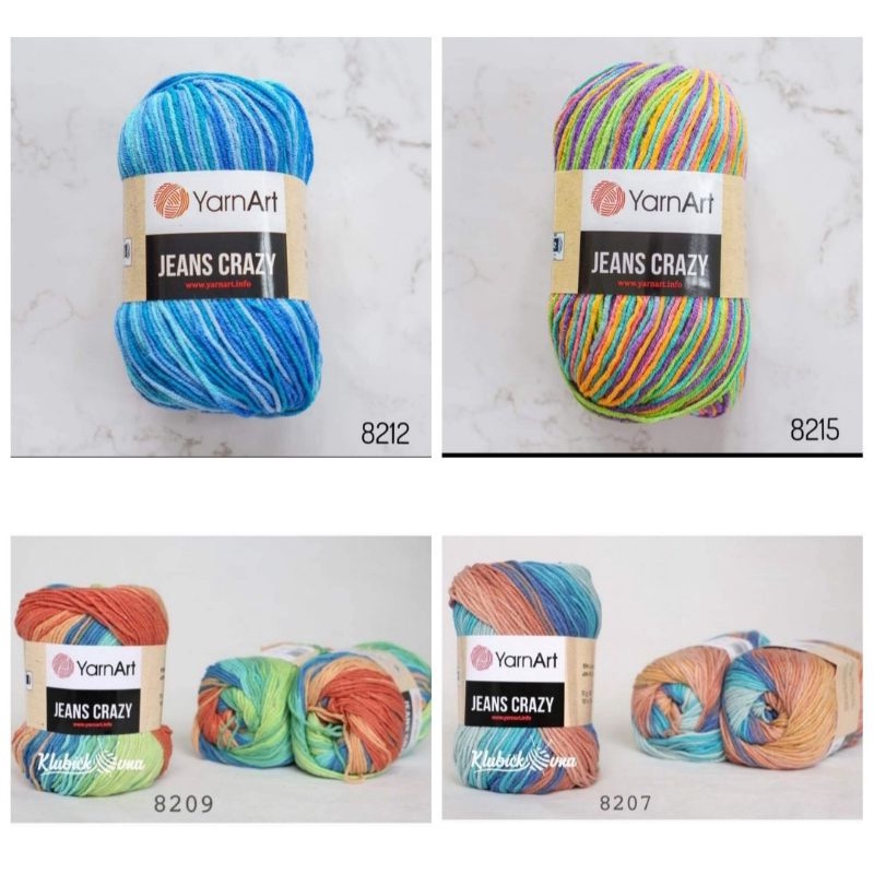 Len Yarnart Jeans Art Crazy Thổ Nhĩ Kỳ 50gr