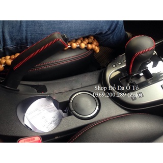 Bao da cần số + phanh tay Kia forte, Cerato 2009-2010 số tự động ( loại cần số trơn không có lẫy chuyển số)