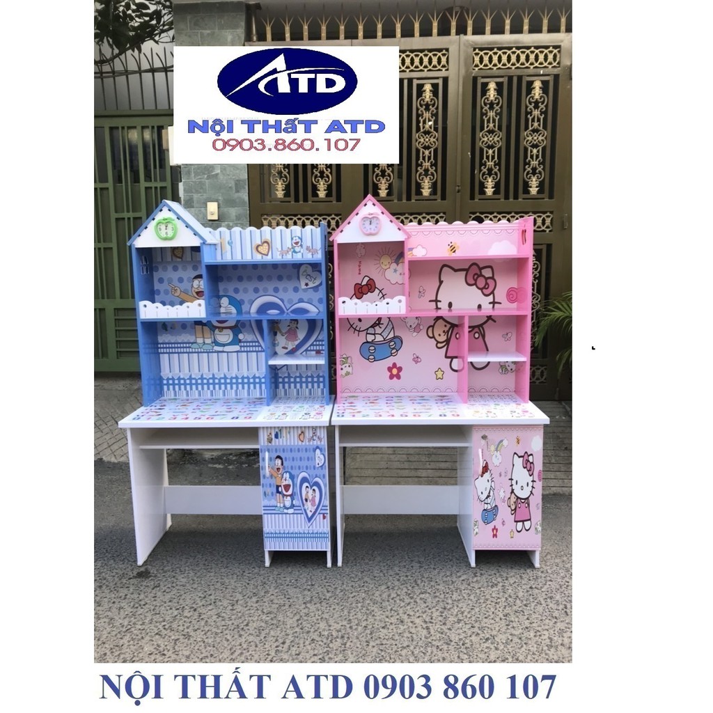 Bàn học sinh nhựa trẻ em mẫu mới đẹp y hình thực tế in 3d cho bé hcm- bình dương