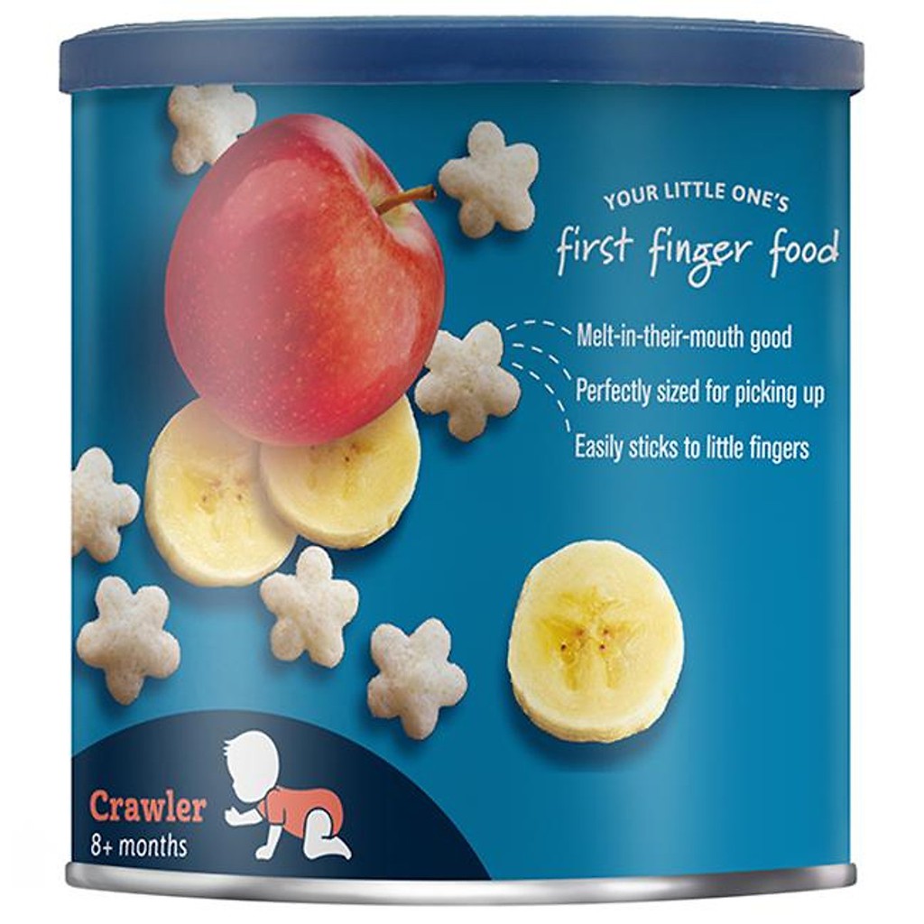 Bánh ăn dặm gerber 49g ( Chuối Táo, Dâu táo ...)