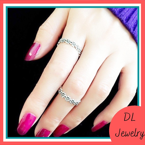 Nhẫn hoa cúc phong cách Hàn Quốc DL.Jewelry Mã DL 52